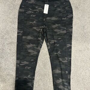 Chico's Black Camouflage Leggings
